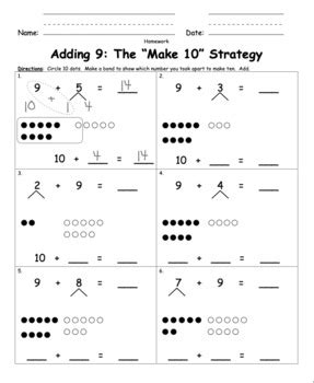 Make Ten Adding With Number Bonds For Singapore Math Math In Focus