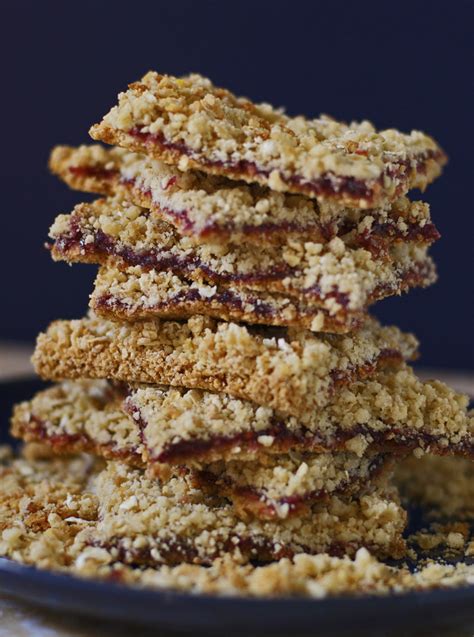 Oatmeal Jam Bars Gluten Free Recipe Let S Be Yummy