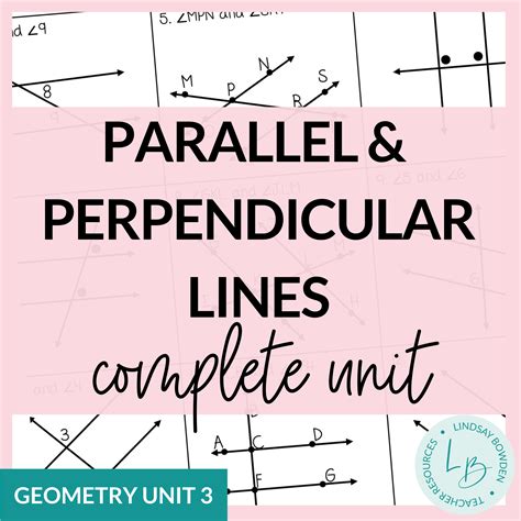 Parallel And Perpendicular Lines Geometry