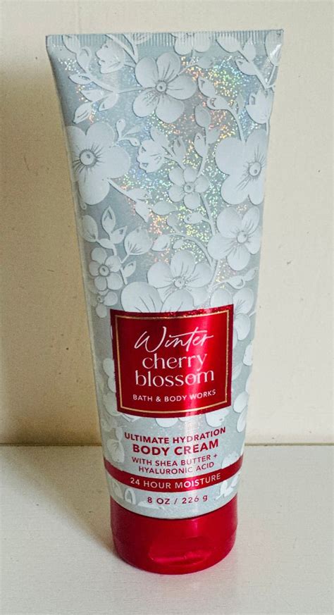 Bath And Body Works Hydrating Body Cream W Shea Butter Winter Cherry