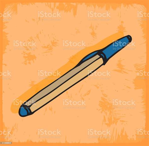 Cartoon Pen Stock Illustration Download Image Now Activity