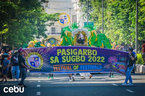 Festivals In Cebu Province Gather For The Pasigarbo Sa Sugbo