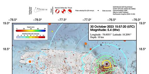 M5.4 earthquake shakes Jamaica - by Judith A Hubbard