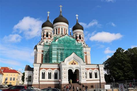 Alexander Nevsky Cathedral Tallinn Estonia Editorial Photo Image Of