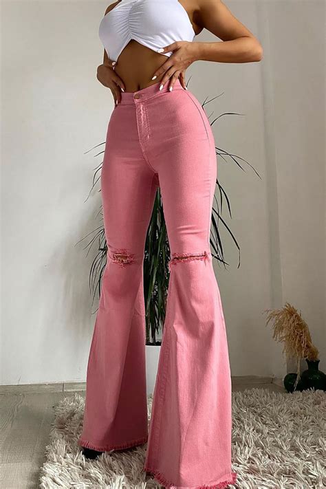 Mystery Solved Extreme Bell Bottom Jeans Blush Fashion Nova Jeans Fashion Nova