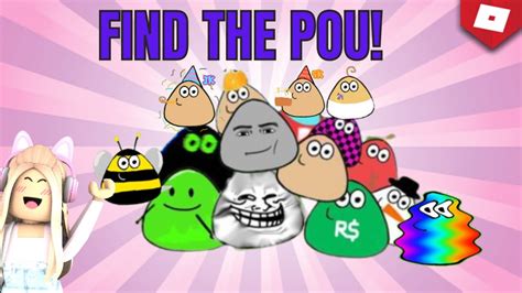 COMO ENCONTRAR OS POU NO FIND THE POU ROBLOX YouTube