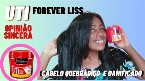 UTI Forever Liss em cabelos danificados e quebradiço utiforeverliss