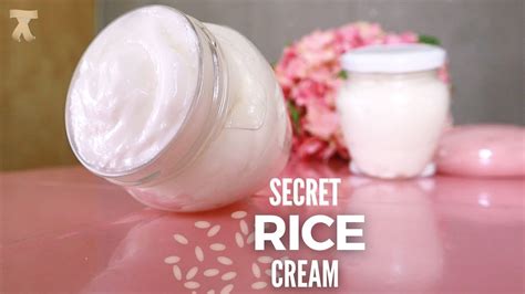 The Best Way To Make Korean Skin Whitening Rice Cream At Home Youtube