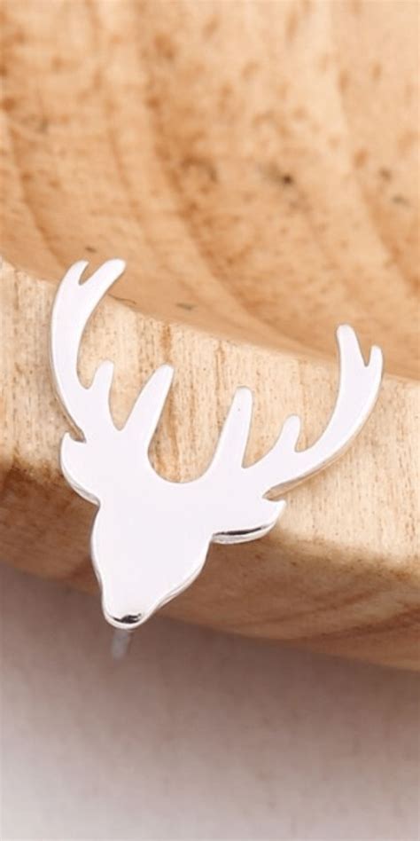 Deer Earrings For Hunter Girlfriend Deer Earring Affordable Jewelry