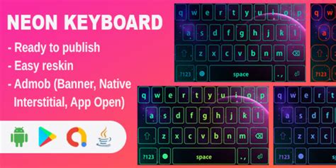 Neon Keyboard with Admob Android by Devapps | Codester