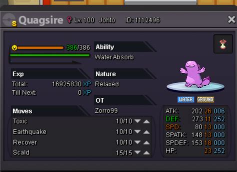 Shiny Quagsire and Shiny Clefable - Shiny and Special Pokémon - Silver ...