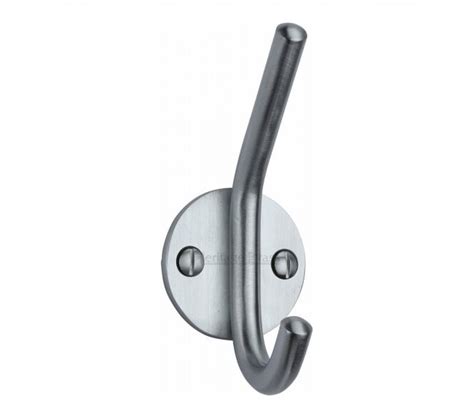 Heritage Brass V1065 Contemporary Hat Coat Hook Satin Chrome