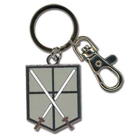 Repop Ts Attack On Titan 104th Trainees Squad Emblem Keychain