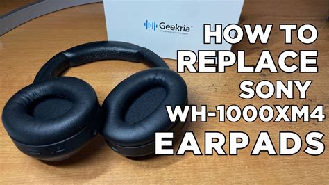 How To Replace Sony Wh Xm Ear Pads Quick Tutorial Youtube