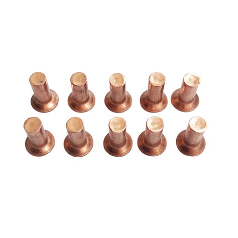 China Copper Rivets Made In China Fasteners Copper Brass Round Head Solid Rivets Factory And