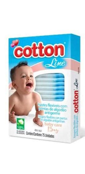 Haste Flex Vel Cotton Line Unidades Cotonete Hastes