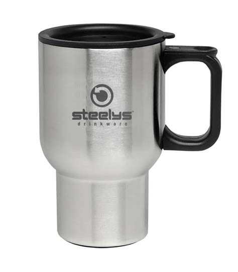 16 Oz Laser Engraved Insulated Traveler Mug Steelys Drinkware