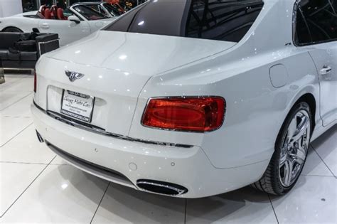 Used Bentley Flying Spur W Sedan Loaded Glacier White For Sale