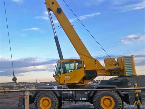 Grove Rt E Ton Rough Terrain Crane For Sale Hoists Material