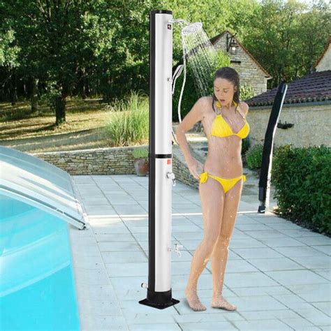 AREBOS 40 L Solardusche Pooldusche Camping Gartendusche Außendusche