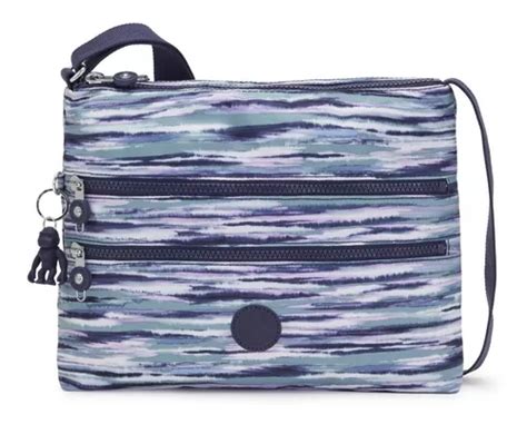 Bolsa Crossbody Kipling Original Nueva Alvar Color Brush Stripes Diseño