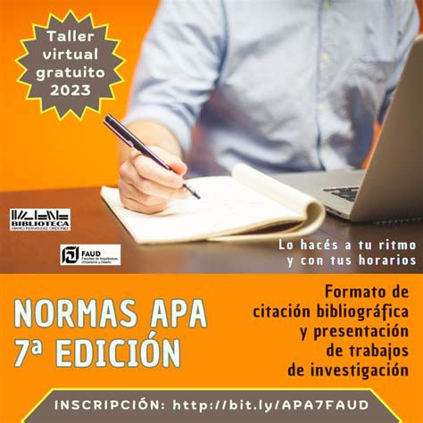 Taller Normas APA 7a edición Formato de citación bibliográfica y