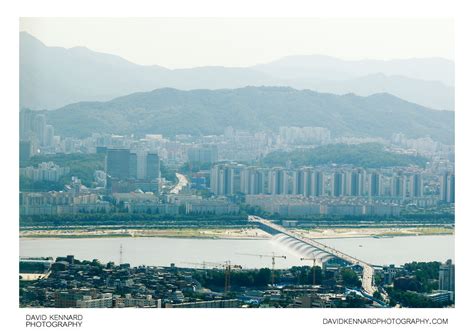 Banpo Bridge from N Seoul Tower (II) · David Kennard Photography