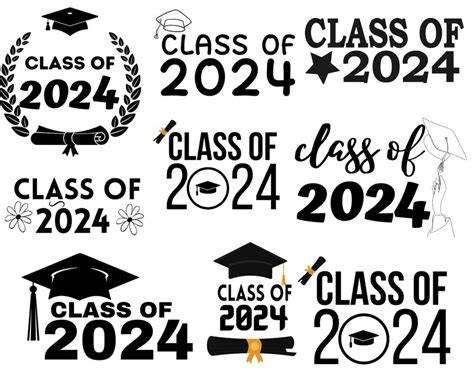 Class Of 2024 Svg Bundle Class Of 2024 Png Senior 2024 Svg Senior 2024 Shirt Graduation