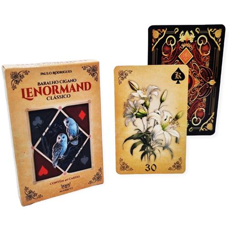 Baralho Cigano Lenormand Clássico deck livreto e 40 cartas Shopee