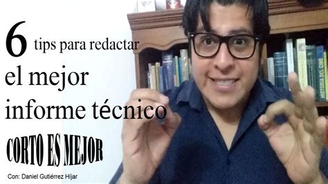 6 consejos para mejorar la redacción de informes técnicos YouTube