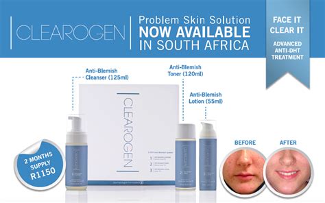 Clearogen Problem Skin Solution Now Available In South Africa