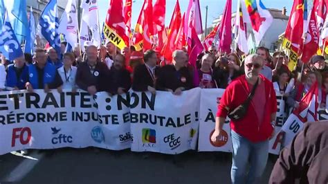 Novo Dia De Protestos Na França Contra A Reforma Da Previdência Vídeo Dailymotion