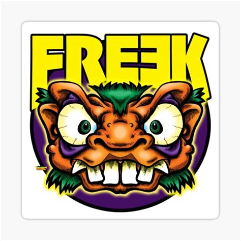 Dc Weiss Freekz Ogre Achiever Freek Sticker For Sale By