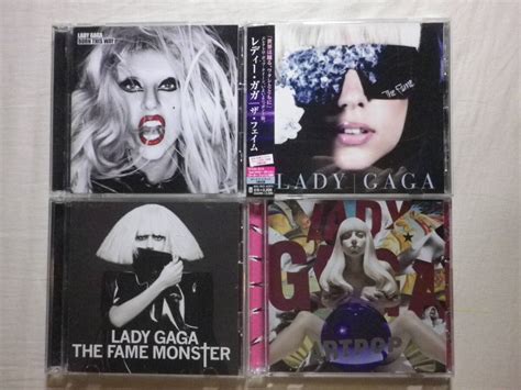 【やや傷や汚れあり】『lady Gaga 国内盤cd4枚セット』dvd付2枚組帯付有born This Waythe Fame