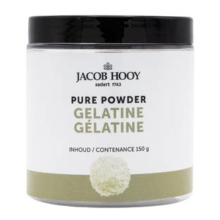 Jacob Hooy Pure Powder Gelatine Poeder 150gr De Online Drogist