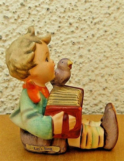 Hummel Figurine Let S Sing Hum Tm Goebel Germany Mint A Ebay