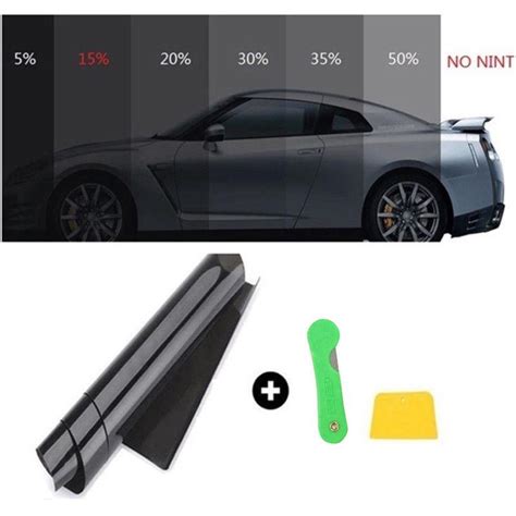 Buy Black Vlt Car Window Tint Film Tinting Roll Uv Proof Scratch