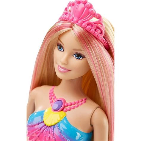 Lalka Barbie T Czowa Syrenka Ze Wiate Kami Mattel Dhc