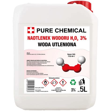 Nadtlenek Wodoru 3 Woda Utleniona Sklep PureChemical Pl