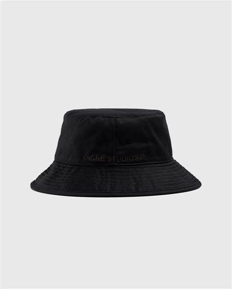 Acne Studios Twill Bucket Hat Black Highsnobiety Shop