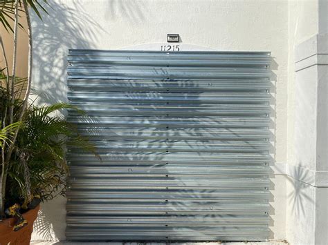 Code Approved Steel And Aluminum Hurricane Panels Shutters Miami Dade