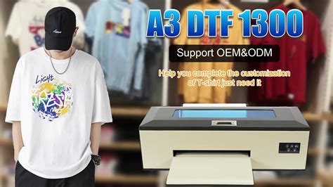 Erasmart 13 Inch 30cm A3 Dtf Heat Transfer Print Tshirt T Shirt