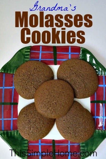 Molasses Cookies Recipe This Simple Home