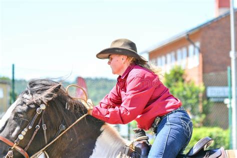 Western girls editorial image. Image of cowgirls, catching - 88887500