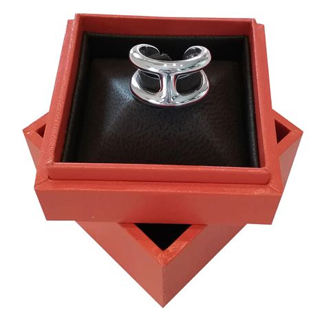 Herm S Bague Osmose Gm Argent Argent Ref Joli Closet