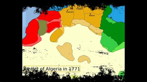 Maps of Ottoman Algéria in the year 1770 Carte de la Régence d Alger