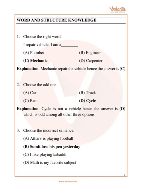 Fillable Online Ieo Sample Papers For Class 6 English Olympiad Exam Fax Email Print Pdffiller