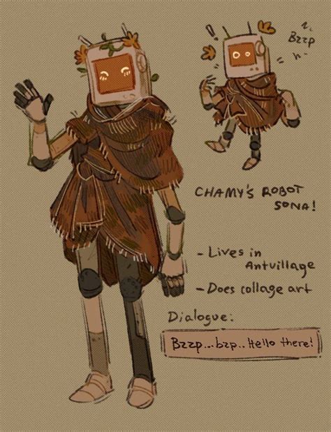 Stray Robot Oc Fantasy Character Design Concept Art Characters