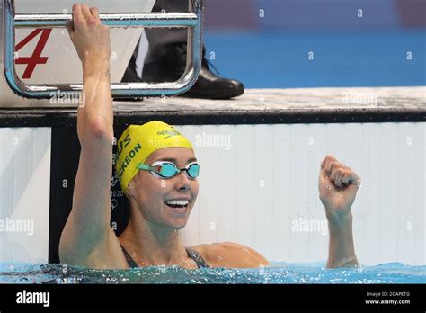 Tokio Japan August Schwimmen Olympische Spiele Frauen M