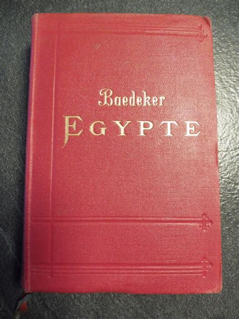 Karl Baedeker Egypte Et Soudan 1914 Catawiki